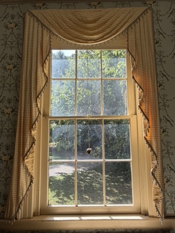 Original twelve-over-twelve window at Ridgeway